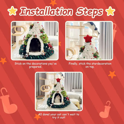 DIY Christmas Cat and Dog Nests