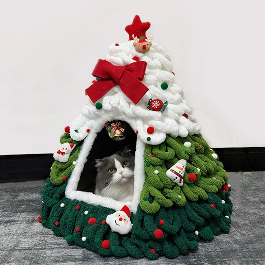 DIY Christmas Cat and Dog Nests